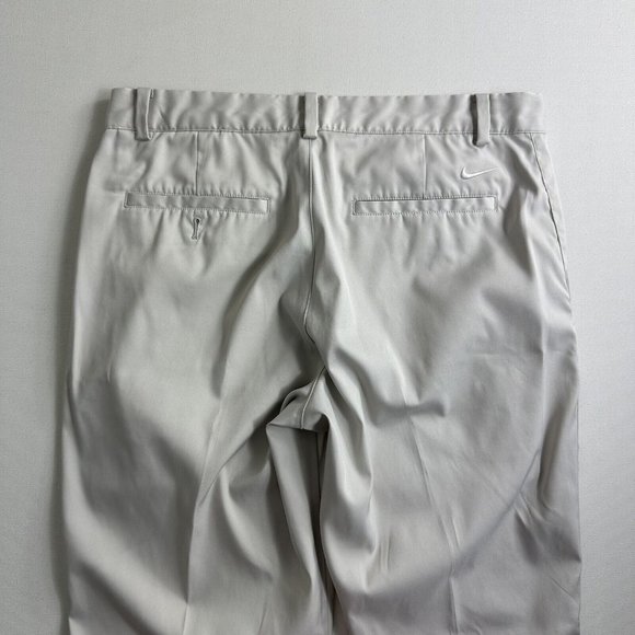 NIKE Golf Flat Front Pants 639779-072 Mens Size 32x30 Light Beige Chino Casual‎ - Picture 4 of 8
